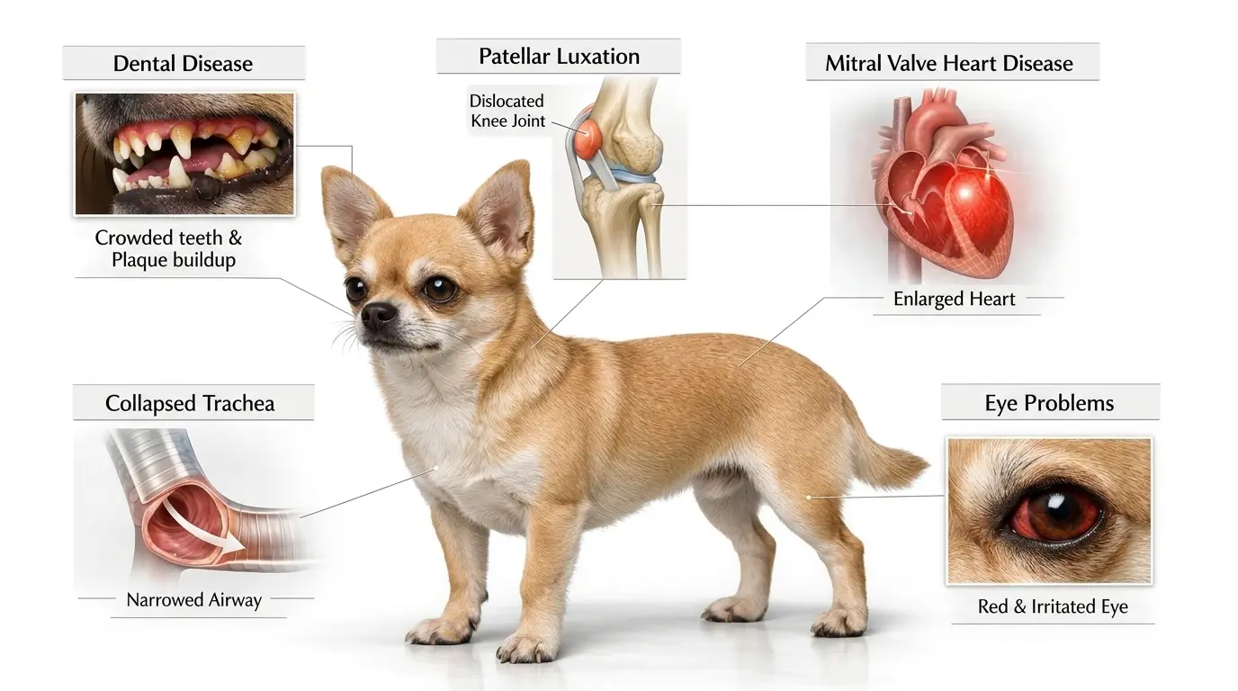 Chihuahua dog most common health issues 