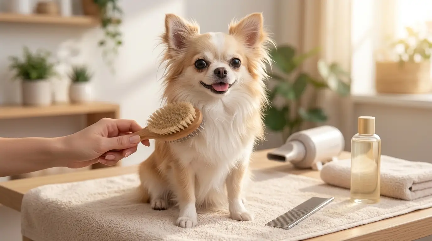 Long-Haired Chihuahua Grooming 